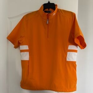 J.Lindeberg Orange and White Reflective Jersey